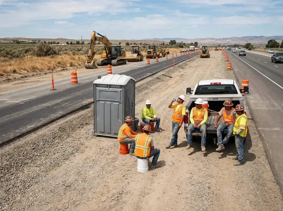 highway-road-construction-crew-007 — frequently asked questions, Porta Potty and Restroom Rentals in Paxton, IL